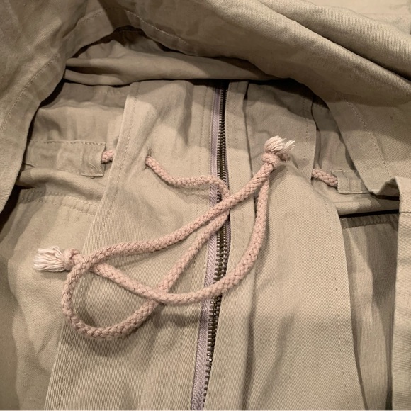 Rivet & Surge hood jacket size M
Faux leather sleeves 
Pit to pit 19” Length 26” - Picture 9 of 11